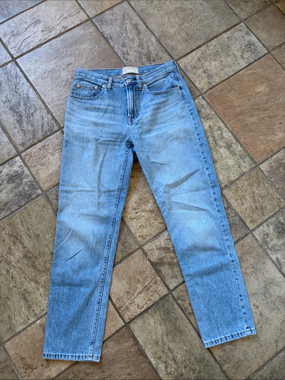 Everlane Light Blue Straight Leg Jeans